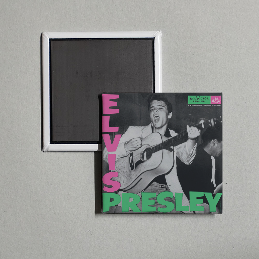 Elvis Presley - Elvis Presley (Debut) Album Cover Fridge Magnet