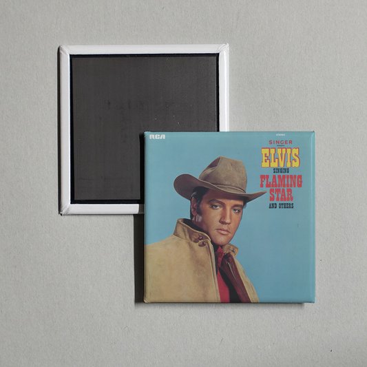 Elvis Presley - Elvis Sings Flaming Star Album Cover Fridge Magnet