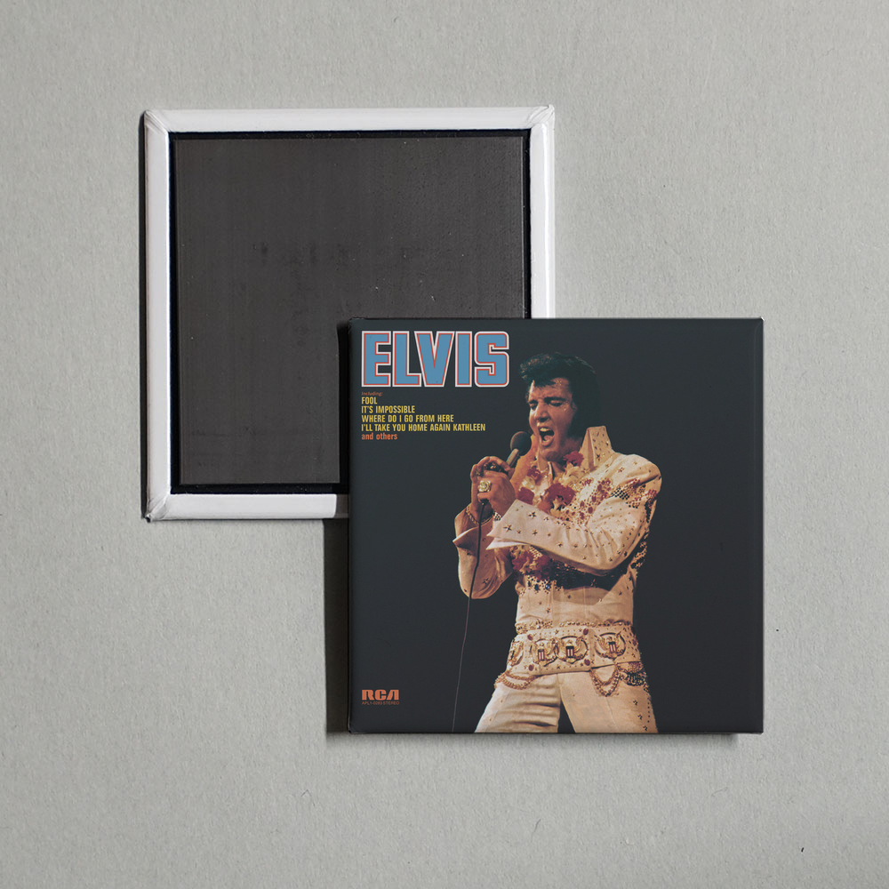 Elvis Presley - Elvis (Fool) Album Cover Fridge Magnet