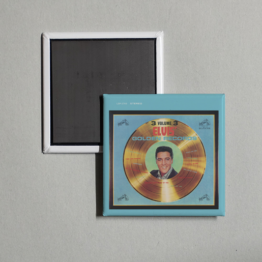 Elvis Presley - Elvis' Golden Records, Vol. 3 Album Cover Fridge Magnet