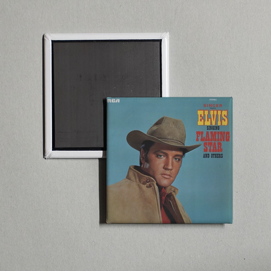 Elvis Presley - Flaming Star Album Cover Fridge Magnet