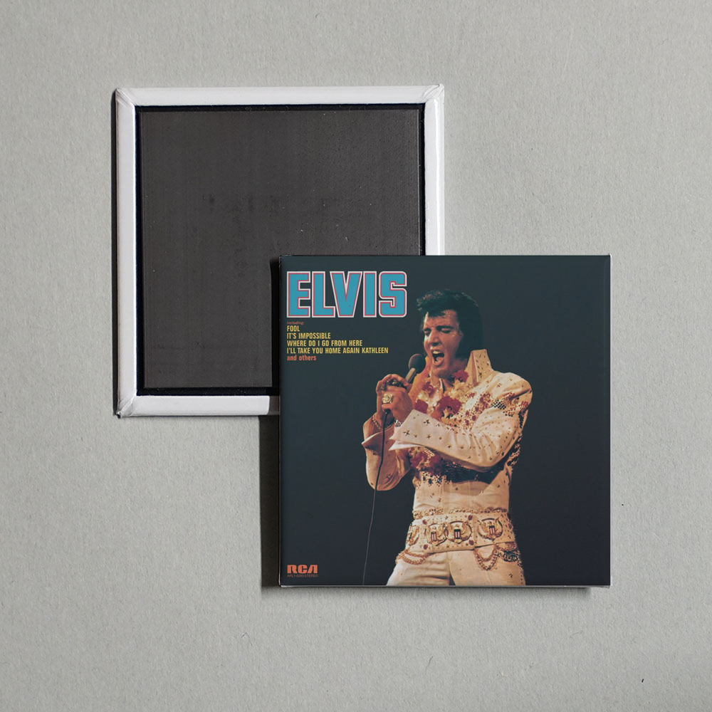 Elvis Presley - Fool It's Impossible Album Cover Fridge Magnet