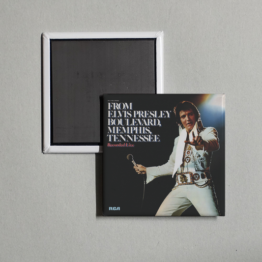 Elvis Presley - From Elvis Presley Boulevard, Memphis, Tennessee Album Cover Fridge Magnet