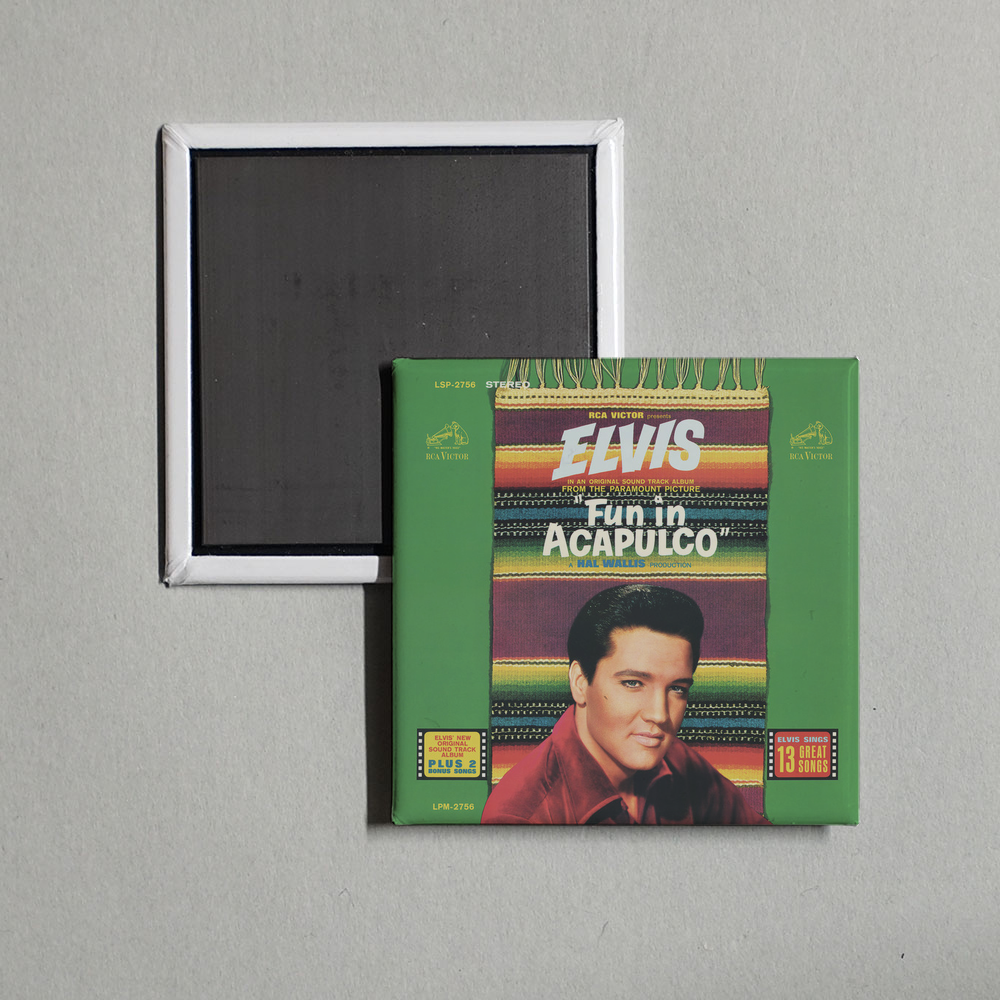 Elvis Presley - Fun in Acapulco Album Cover Fridge Magnet
