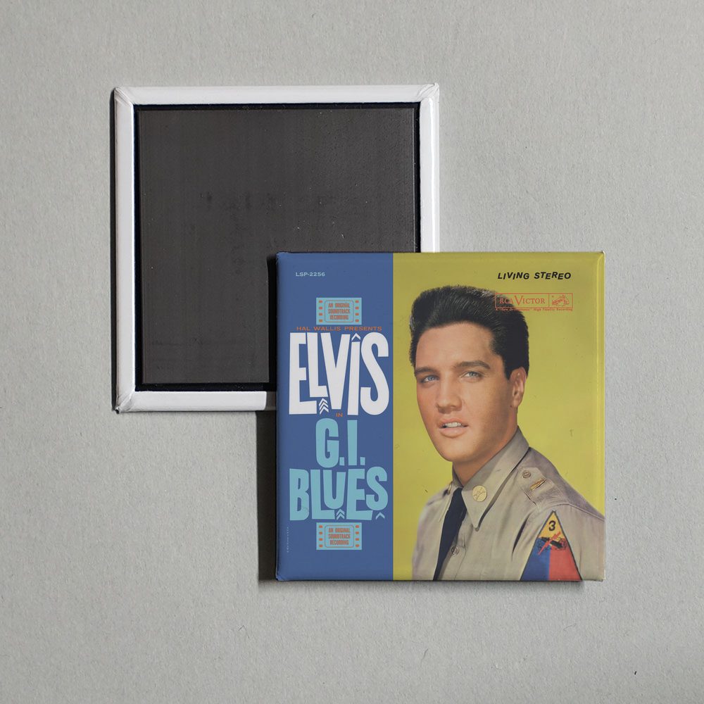 Elvis Presley - G.I. Blues Album Cover Fridge Magnet