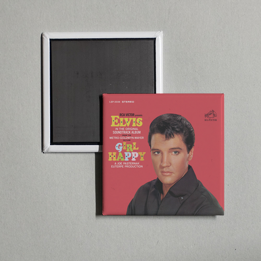 Elvis Presley - Girl Happy Album Cover Fridge Magnet