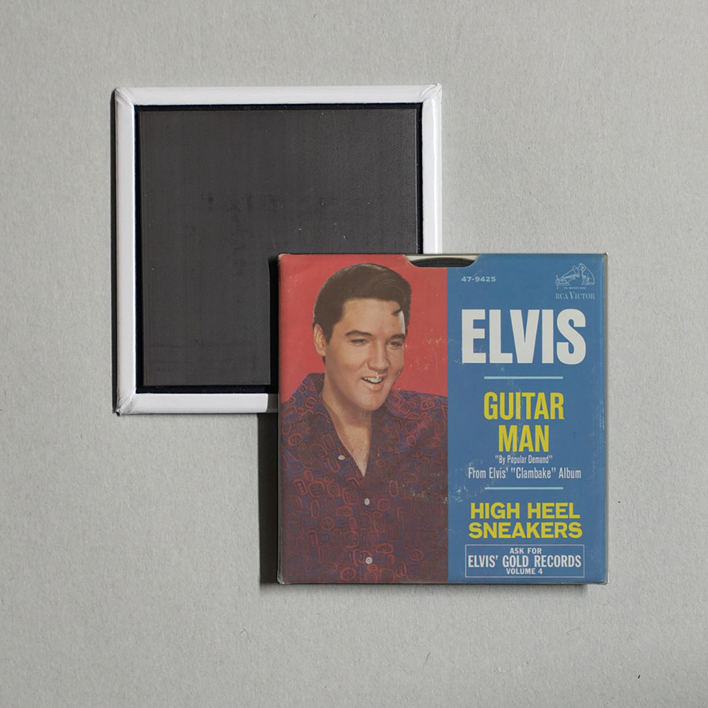 Elvis Presley - Guitar Man Album Cover Fridge Magnet
