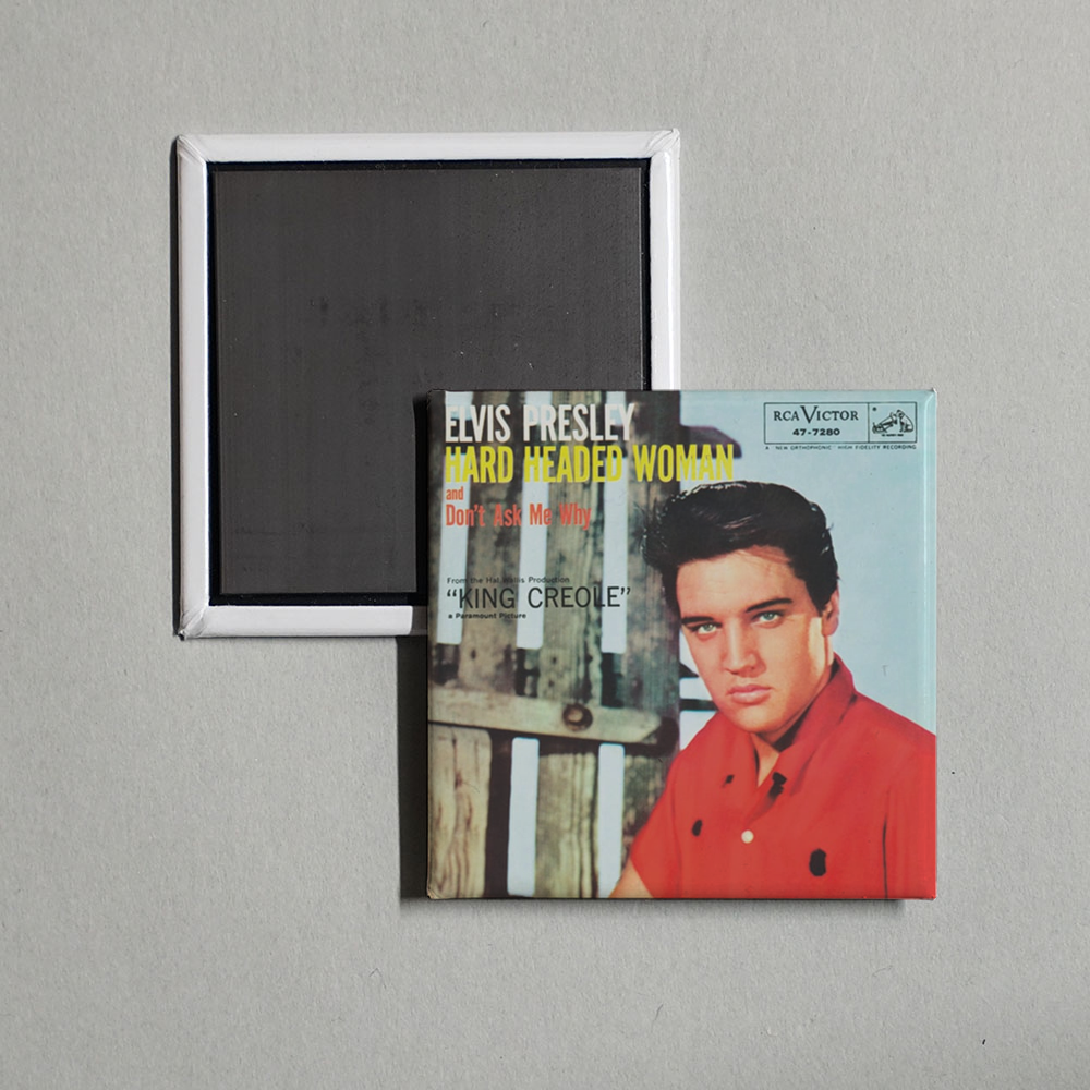 Elvis Presley - Hard Headed Woman Album Cover Fridge Magnet