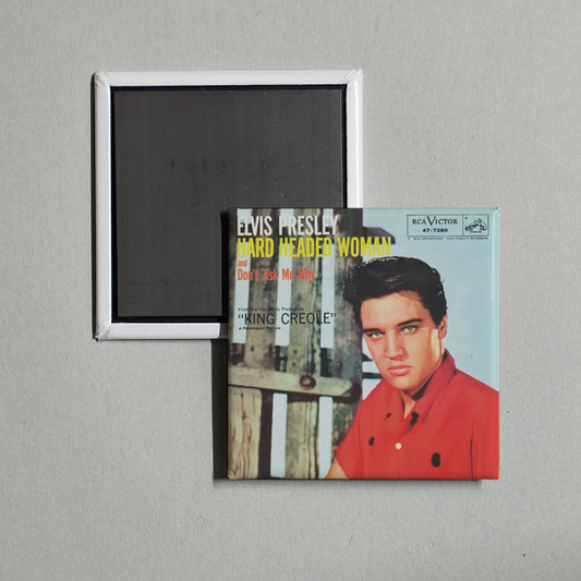 Elvis Presley - Hard Headed Woman Album Cover Fridge Magnet