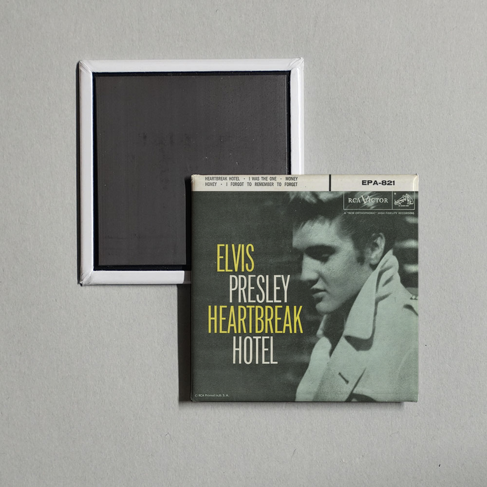 Elvis Presley - Heartbreak Hotel Album Cover Fridge Magnet