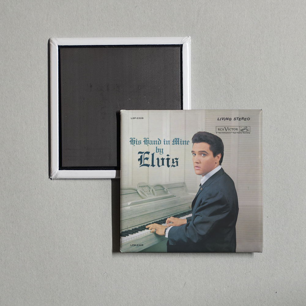 Elvis Presley - His Hand in Mine Album Cover Fridge Magnet