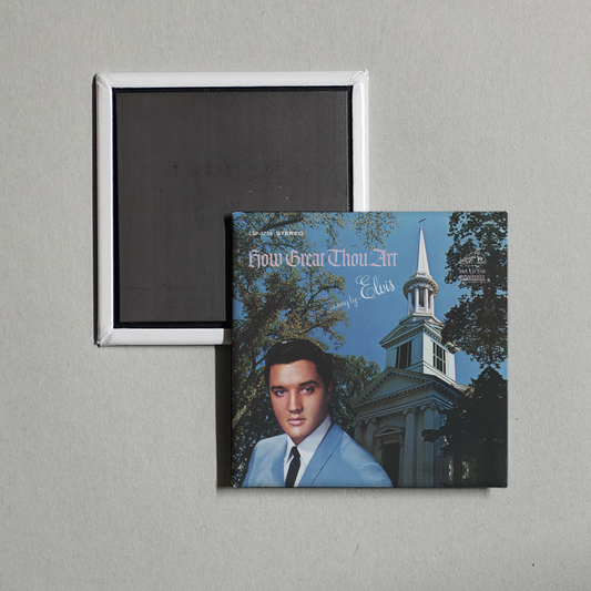 Elvis Presley - How Great Thou Art Album Cover Fridge Magnet