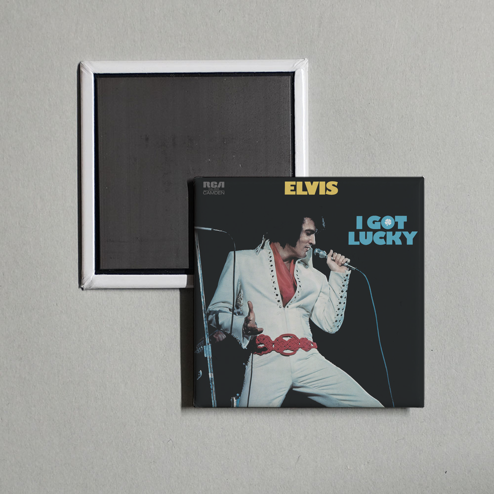 Elvis Presley - I Got Lucky Album Cover Fridge Magnet