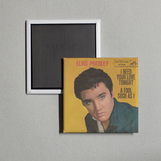 Elvis Presley - I Need Your Love Tonight Album Cover Fridge Magnet