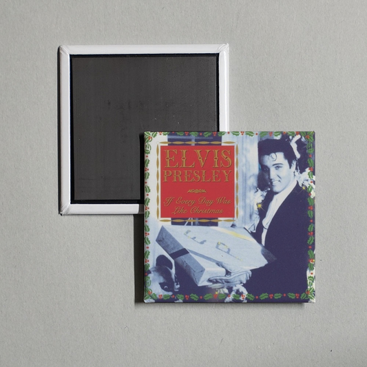 Elvis Presley - If Everyday Was Like Christmas Album Cover Fridge Magnet