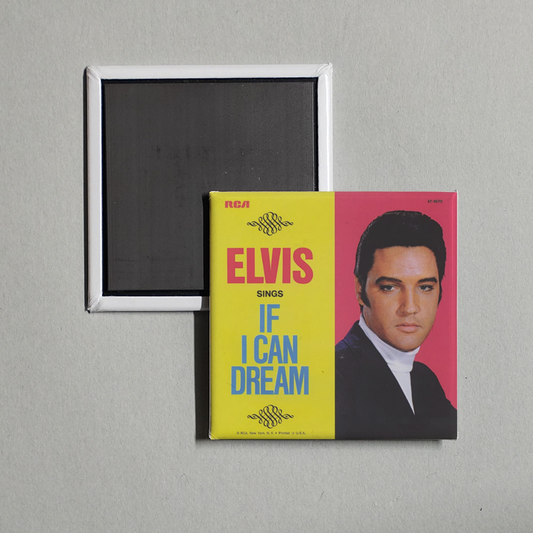 Elvis Presley - If I Can Dream Album Cover Fridge Magnet