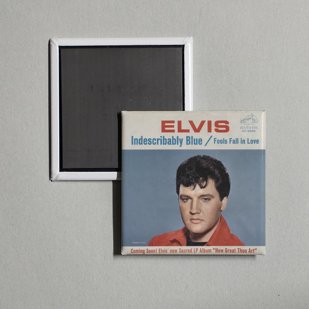 Elvis Presley - Indescribably Blue Album Cover Fridge Magnet