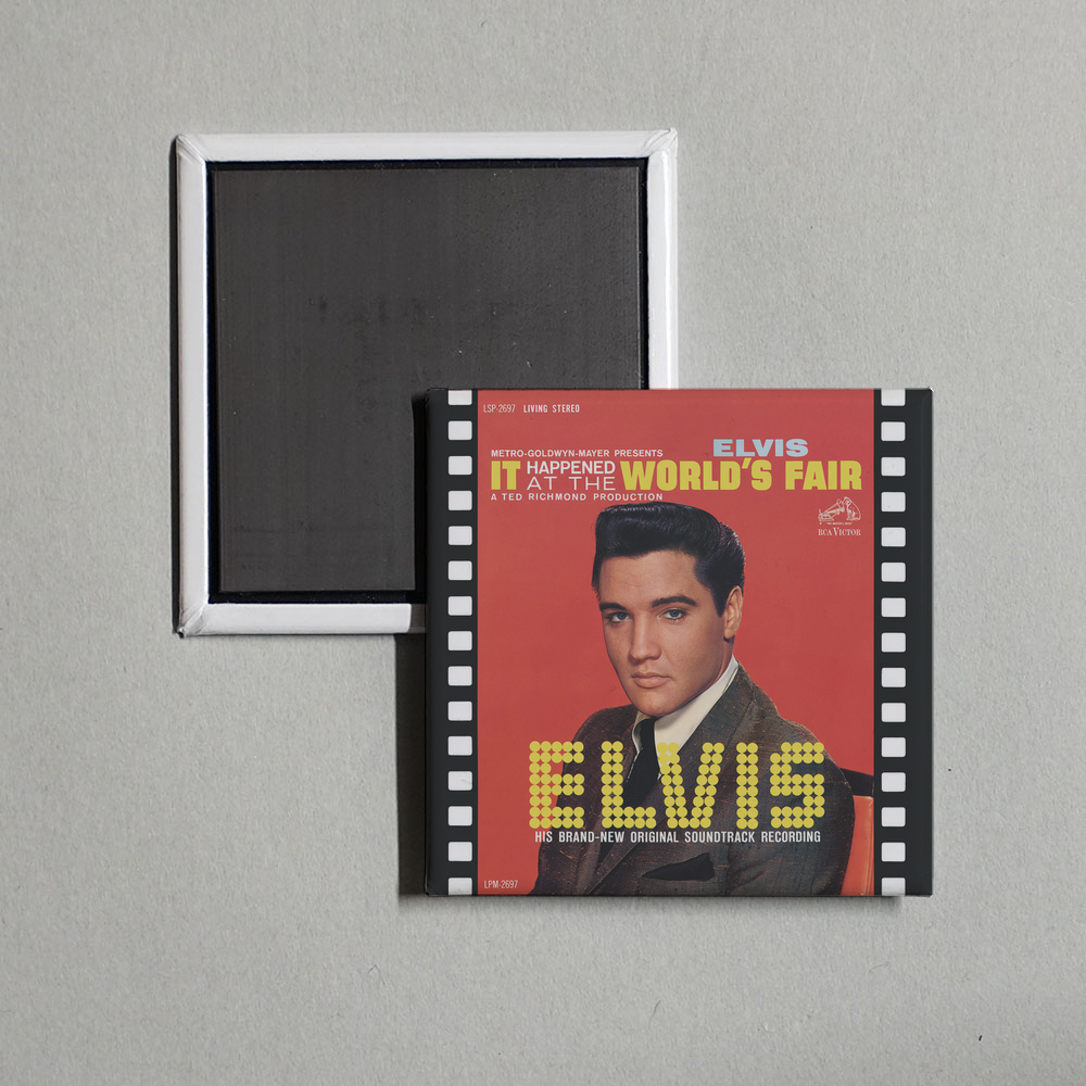 Elvis Presley - It Happened at the World's Fair Album Cover Fridge Magnet