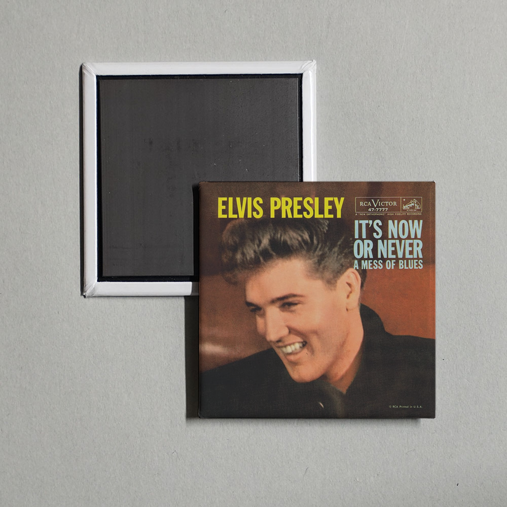 Elvis Presley - It's Now Or Never Album Cover Fridge Magnet