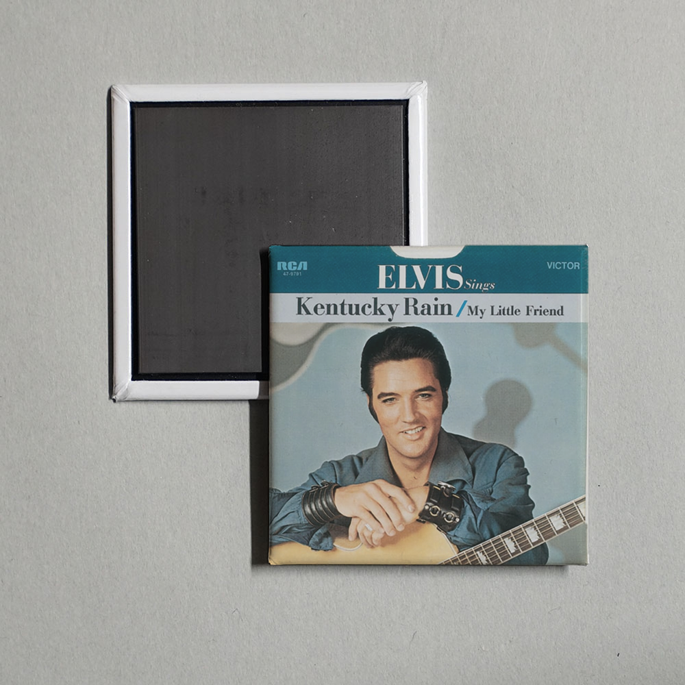 Elvis Presley - Kentucky Rain Album Cover Fridge Magnet