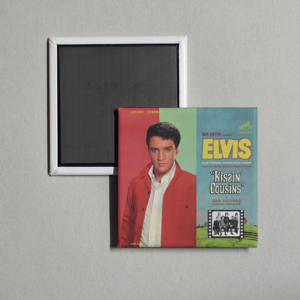 Elvis Presley - Kissin' Cousins Album Cover Fridge Magnet