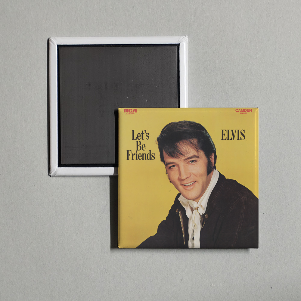 Elvis Presley - Let's Be Friends (Expanded Edition) Album Cover Fridge Magnet