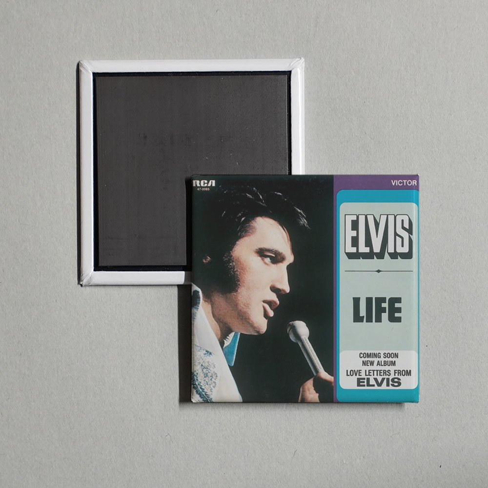 Elvis Presley - Life Album Cover Fridge Magnet