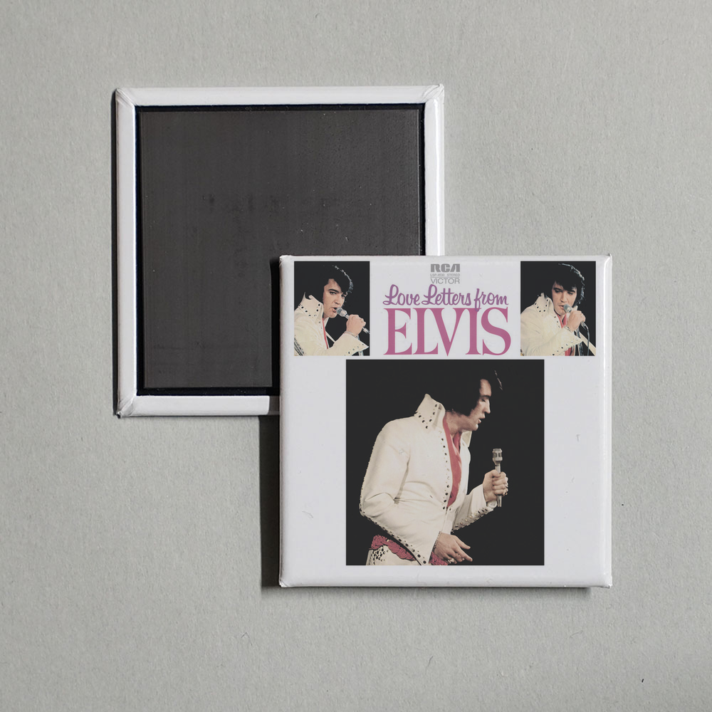 Elvis Presley - Love Letters from Elvis Album Cover Fridge Magnet