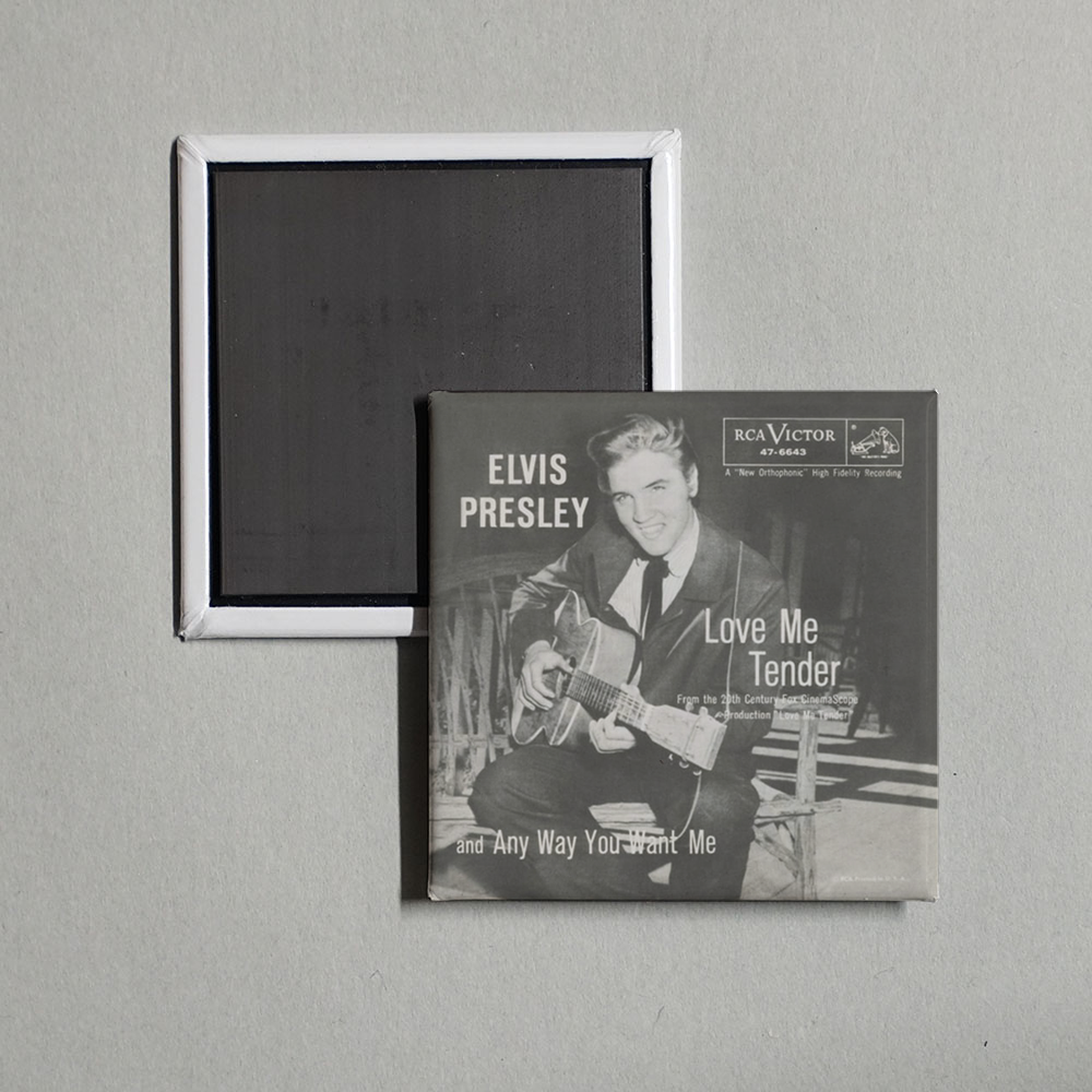 Elvis Presley - Love Me TenderA Album Cover Fridge Magnet