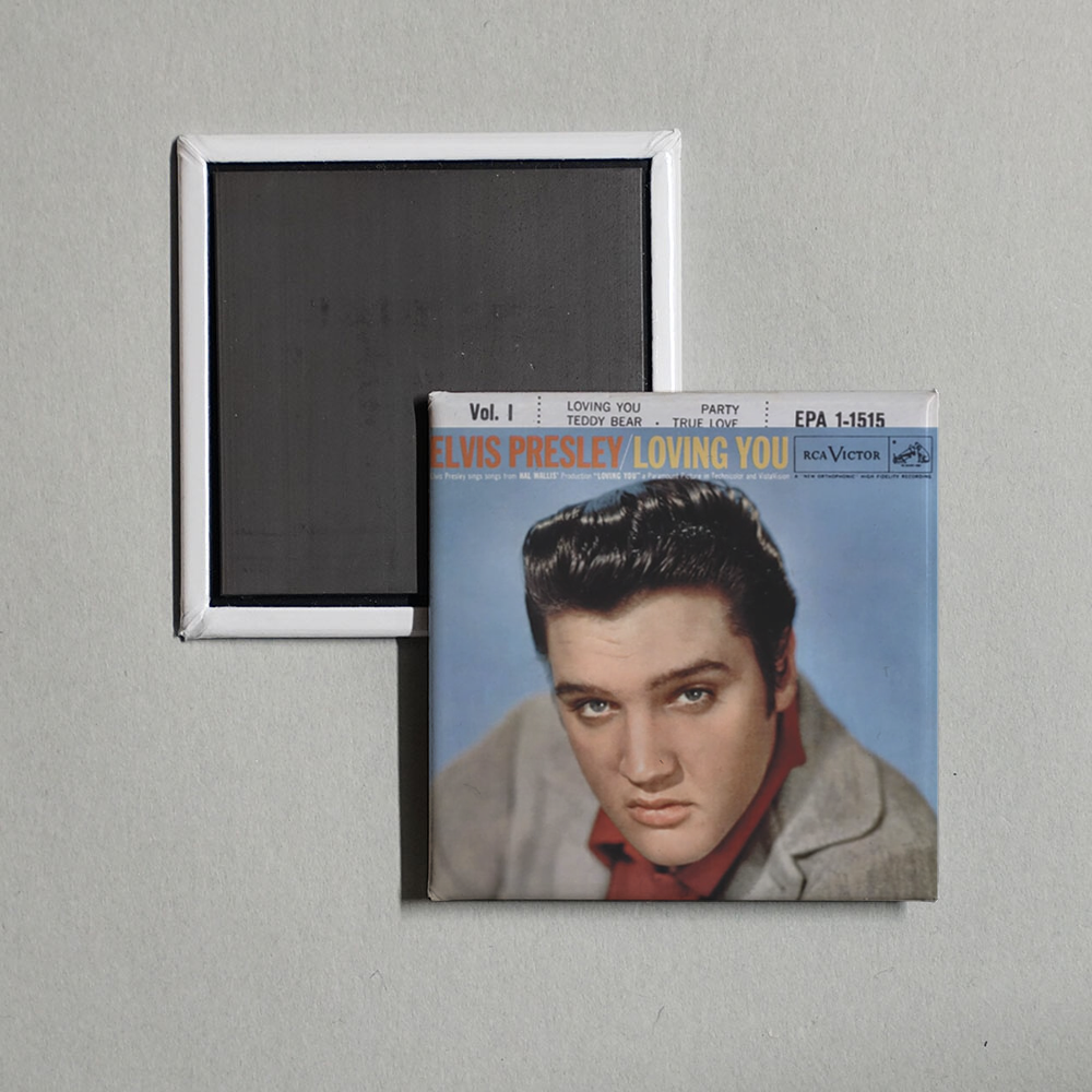 Elvis Presley - Loving You 1 Album Cover Fridge Magnet