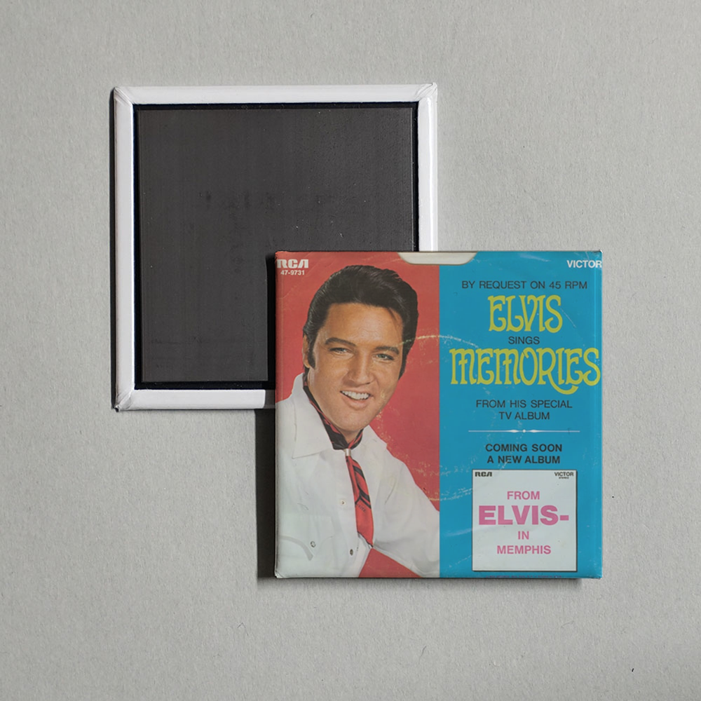 Elvis Presley - Memories Album Cover Fridge Magnet
