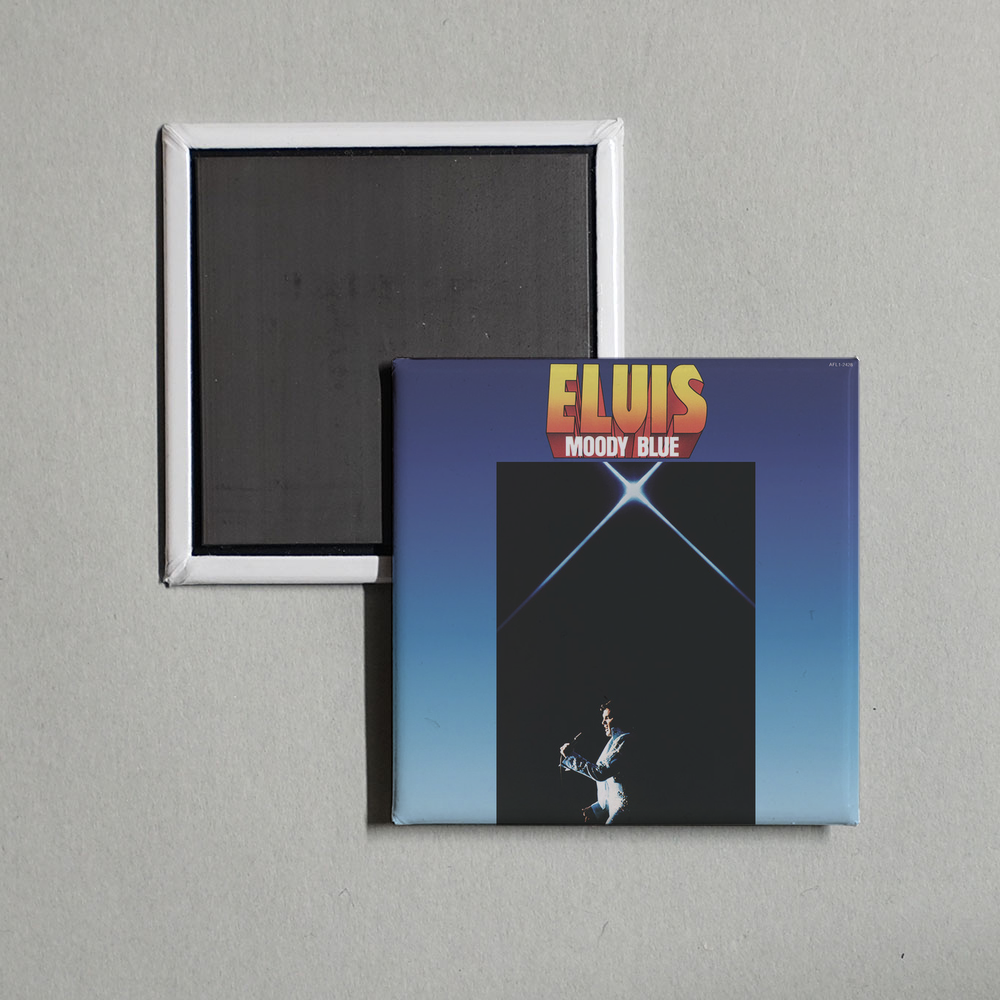 Elvis Presley - Moody Blue Album Cover Fridge Magnet