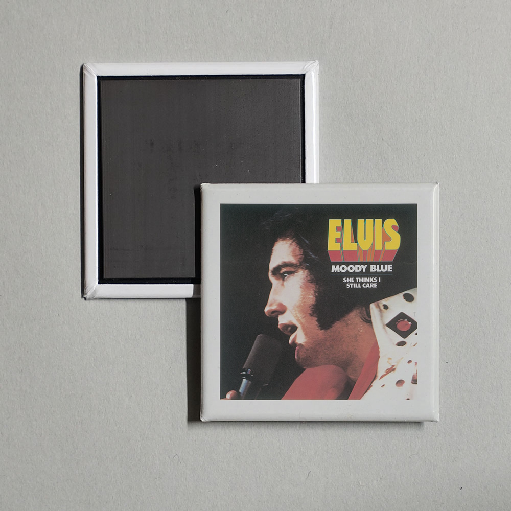 Elvis Presley - Moody BlueA Album Cover Fridge Magnet
