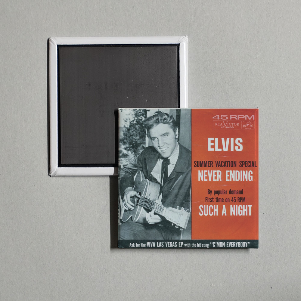 Elvis Presley - Never Ending Such a Night Album Cover Fridge Magnet