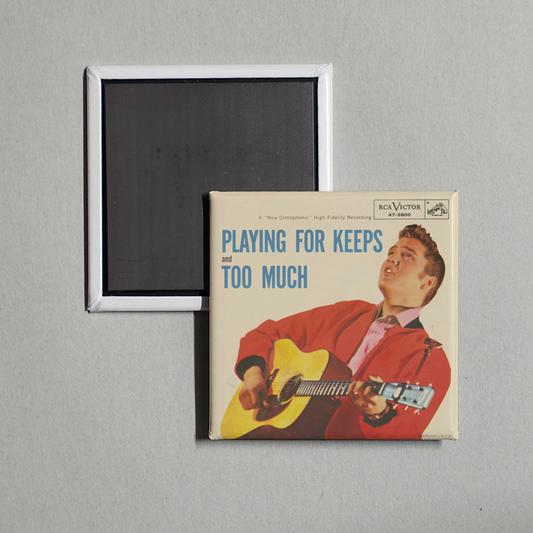 Elvis Presley - Playing For Keeps Album Cover Fridge Magnet