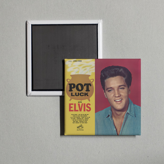 Elvis Presley - Pot Luck Album Cover Fridge Magnet