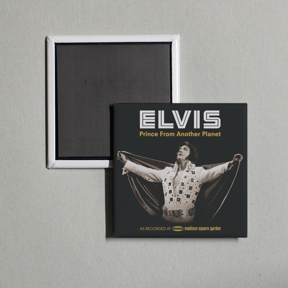 Elvis Presley - Prince From Another Planet (Live) Album Cover Fridge Magnet