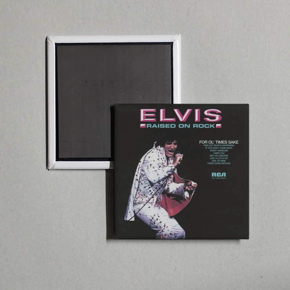 Elvis Presley - Raised On Rock B Album Cover Fridge Magnet