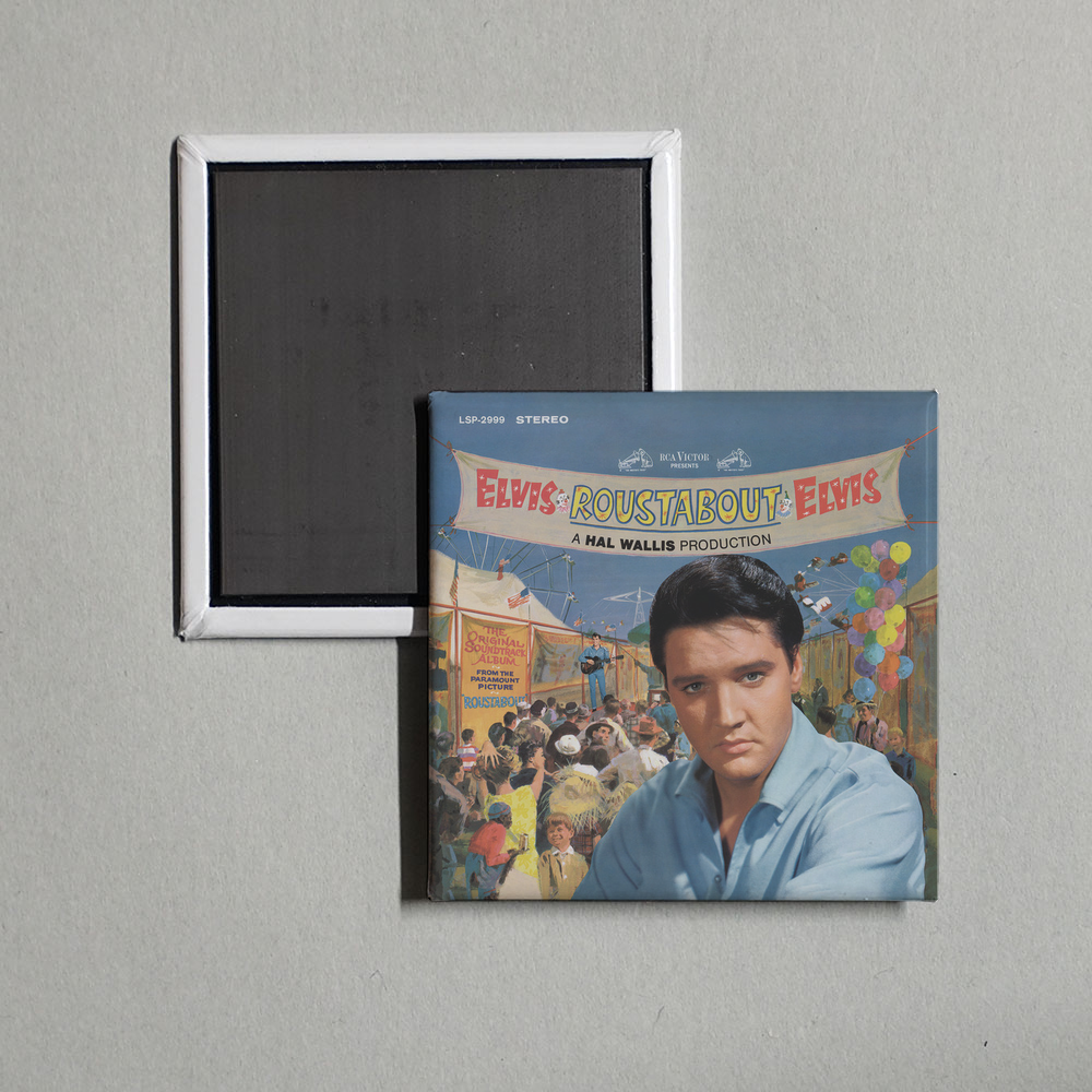 Elvis Presley - Roustabout Album Cover Fridge Magnet