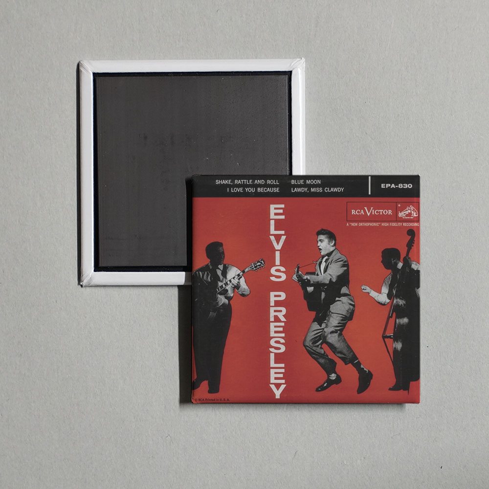 Elvis Presley - Shake Rattle and Roll Album Cover Fridge Magnet