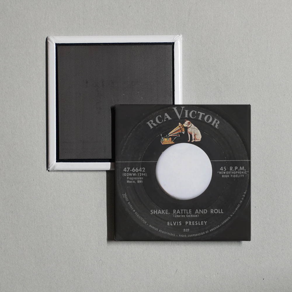 Elvis Presley - Shake Rattle and Roll (2) Album Cover Fridge Magnet