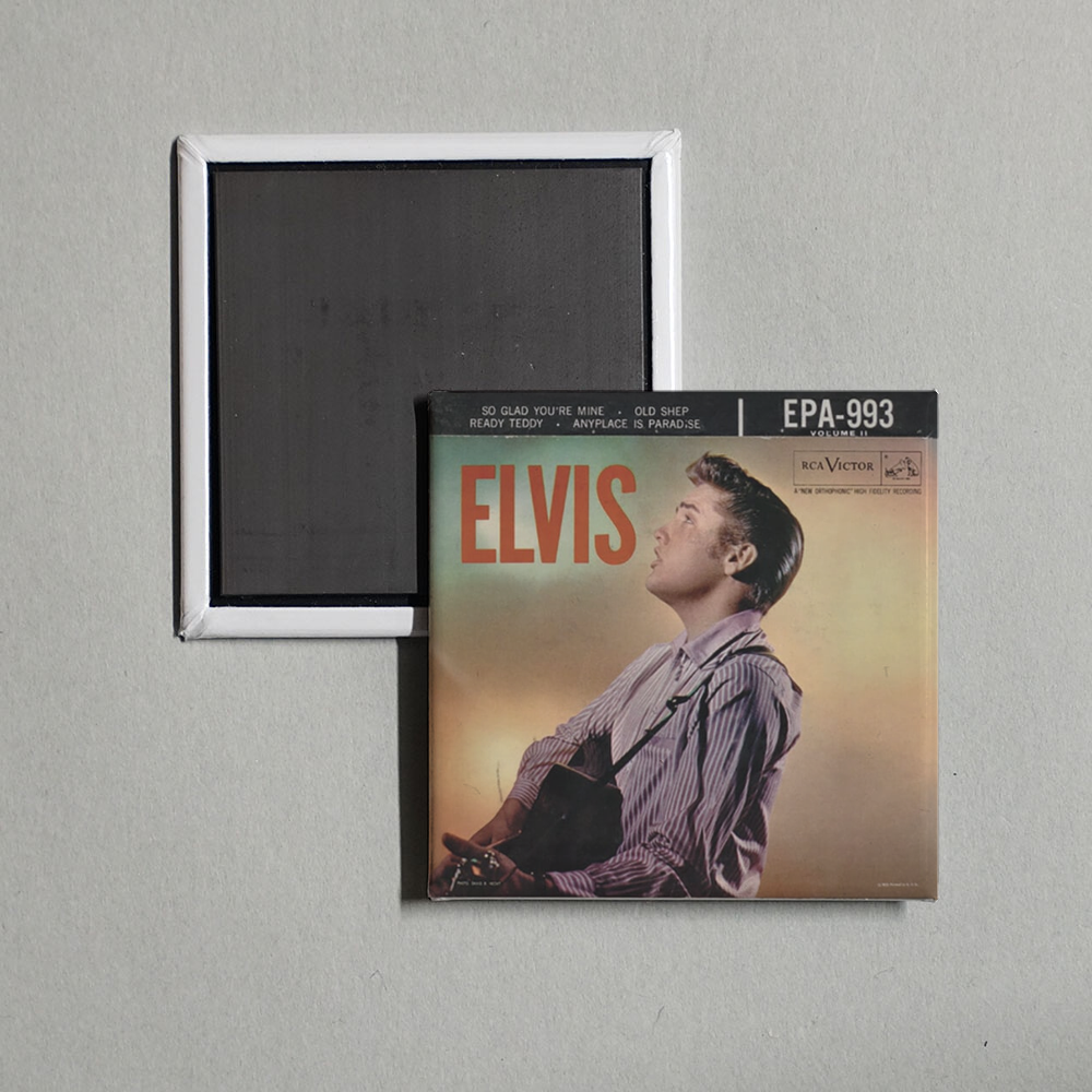 Elvis Presley - So Glad You're Mine Album Cover Fridge Magnet