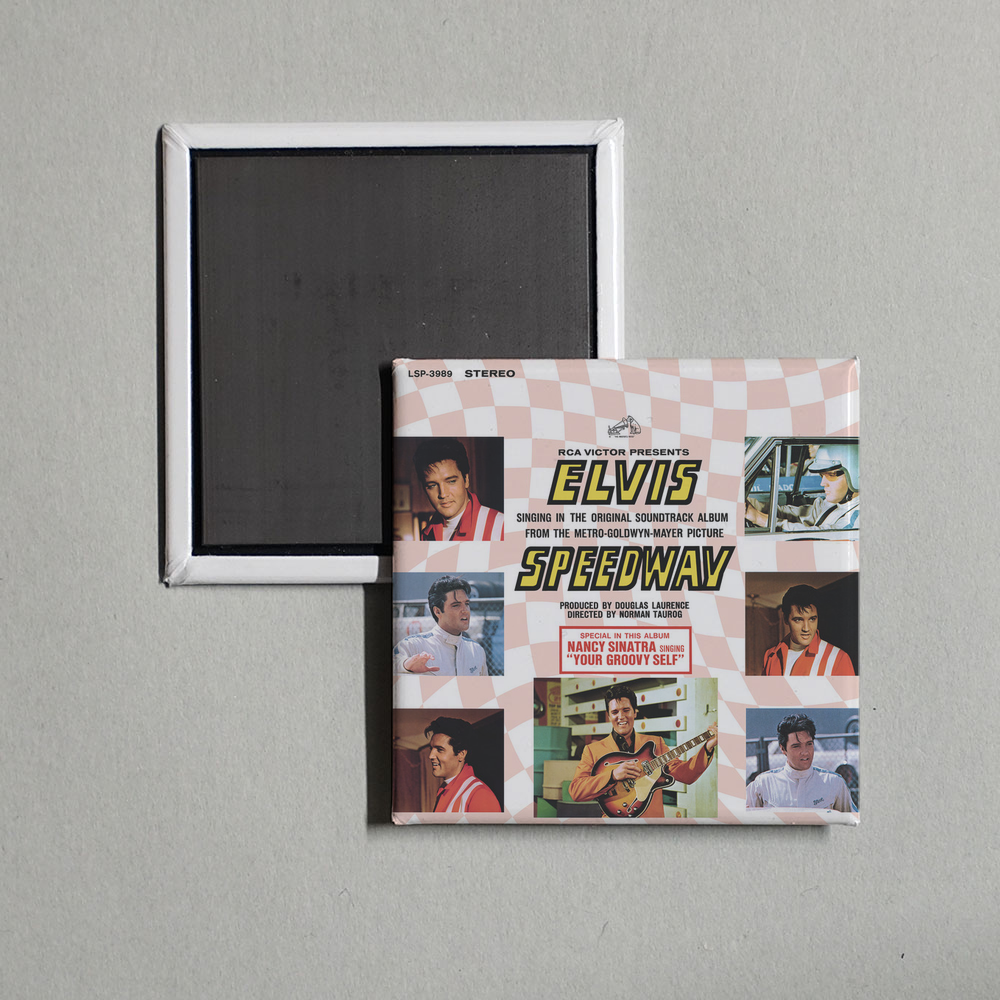 Elvis Presley - Speedway Album Cover Fridge Magnet