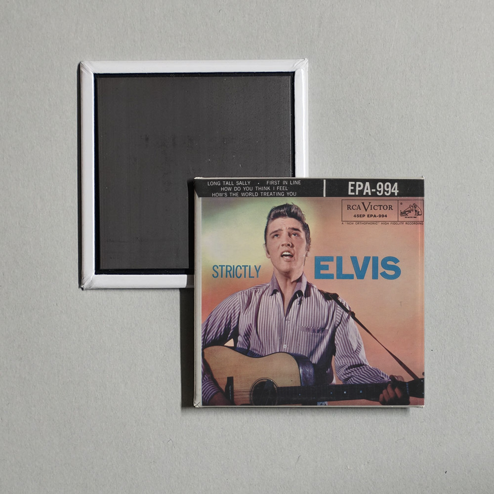 Elvis Presley - Strictly Album Cover Fridge Magnet
