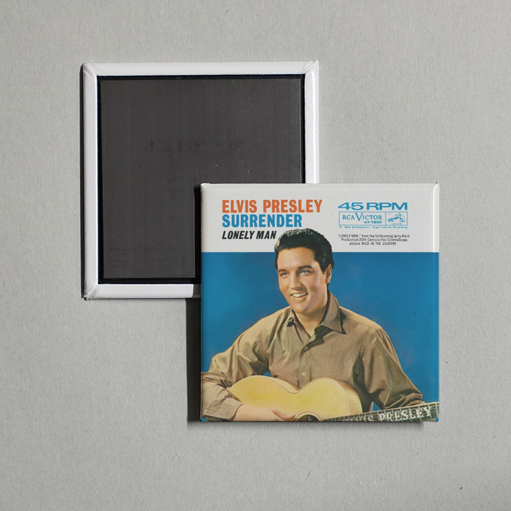 Elvis Presley - Surrender Lonely Man Album Cover Fridge Magnet