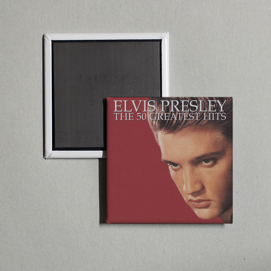 Elvis Presley - The 50 Greatest Hits Album Cover Fridge Magnet