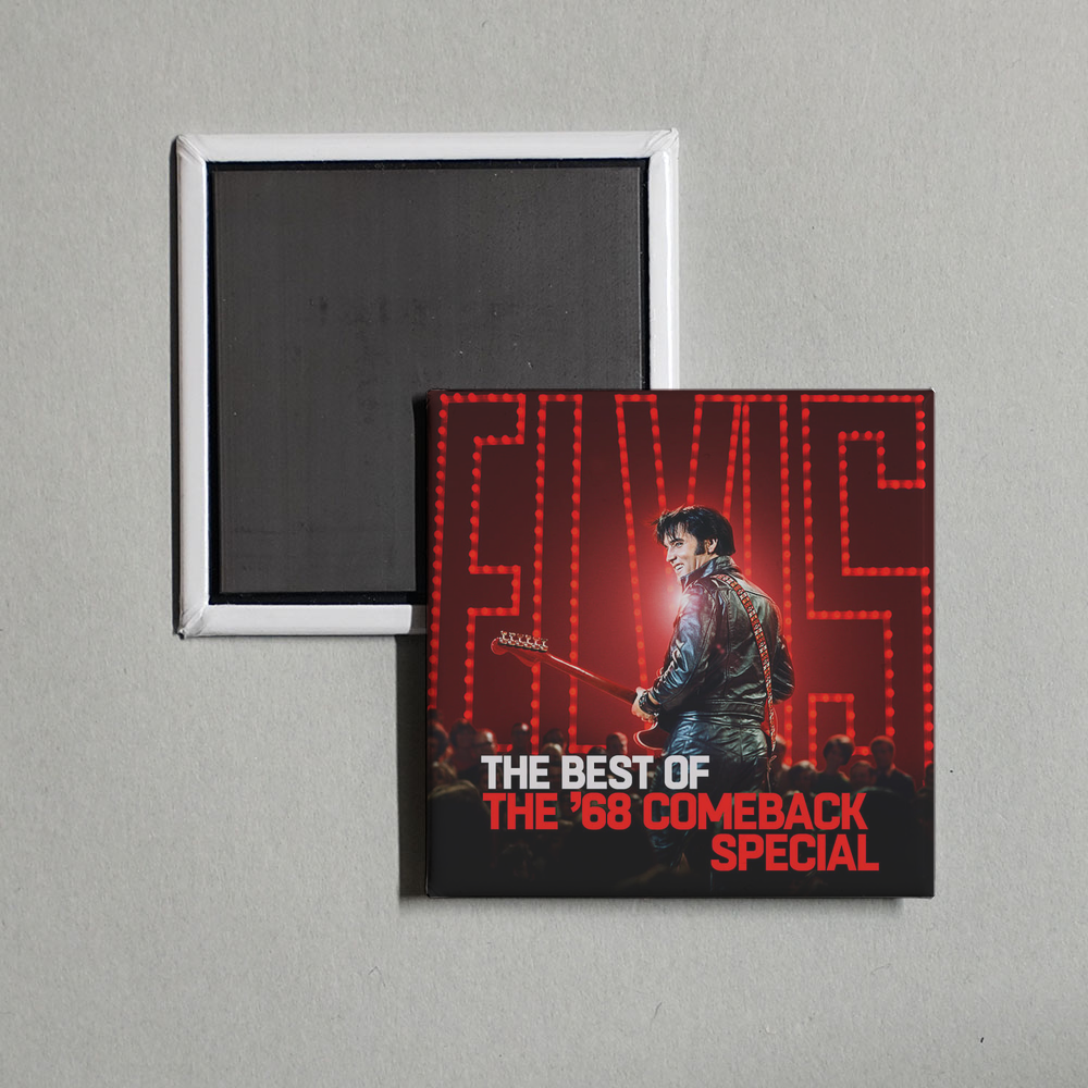 Elvis Presley - The Best of The 68 Comback Special Album Cover Fridge Magnet
