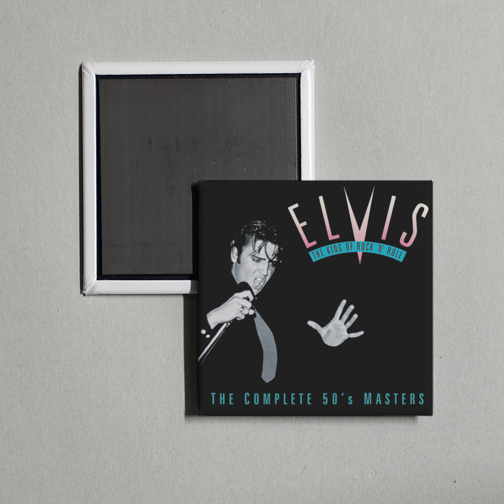 Elvis Presley - The King of Rock 'n' Roll The Complete 50's Masters Album Cover Fridge Magnet