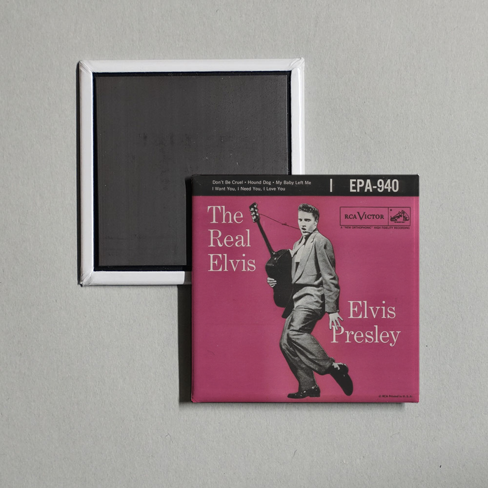 Elvis Presley - The Real Elvis A Album Cover Fridge Magnet