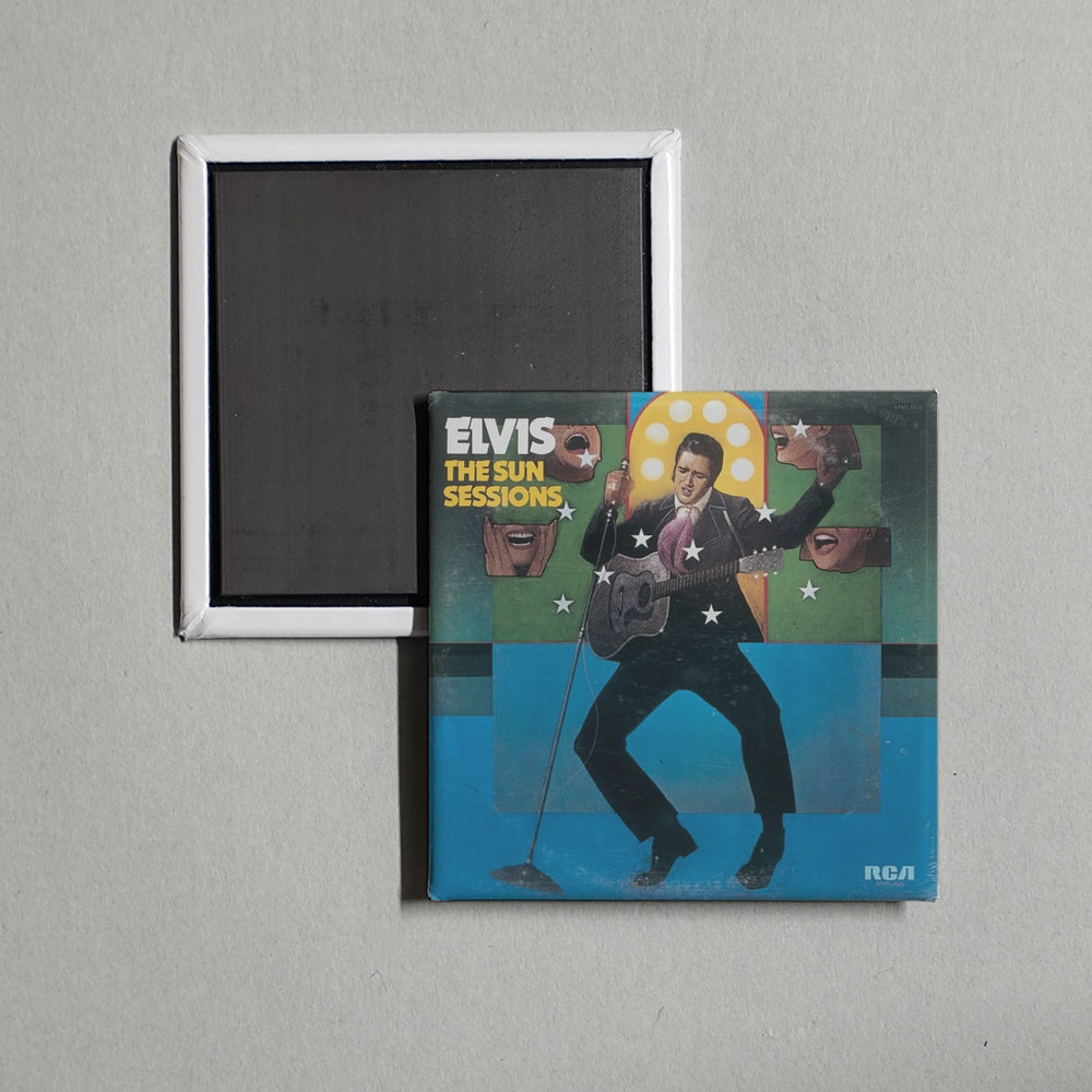 Elvis Presley - The Sun Sessions Album Cover Fridge Magnet